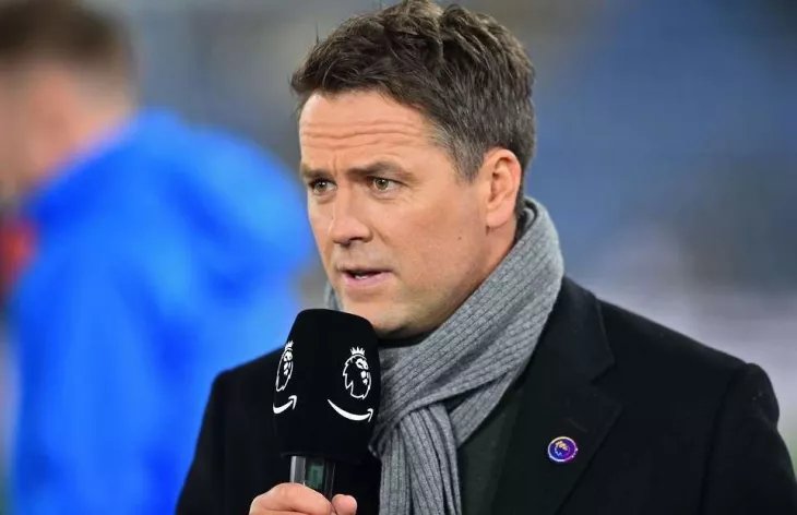 Recent headshot/portrait of Michael Owen as a TV pundit